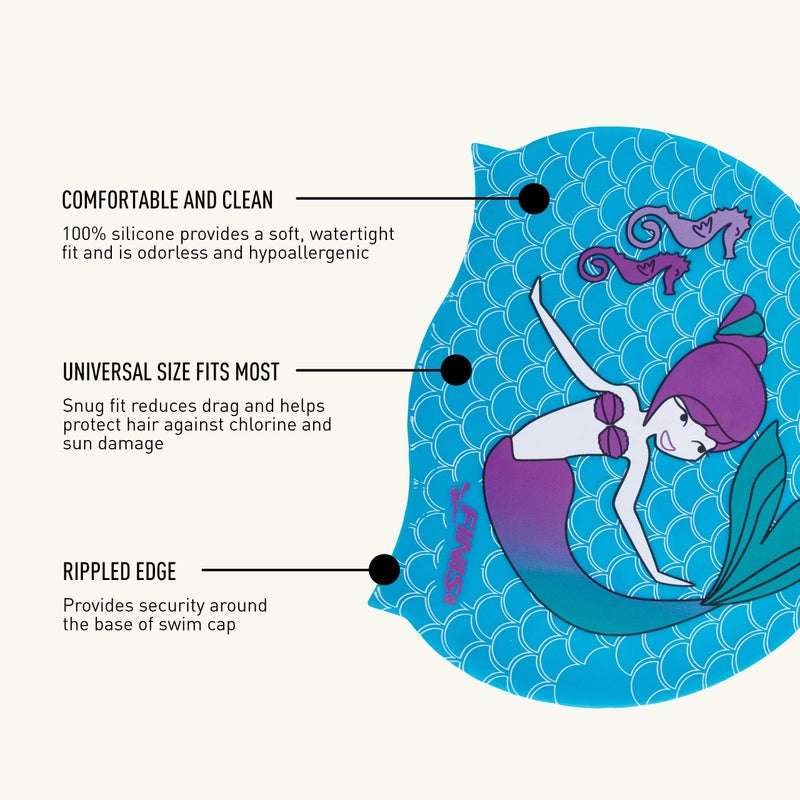 FINIS Mermaid Silicone Cap (Paradise) - Image 4